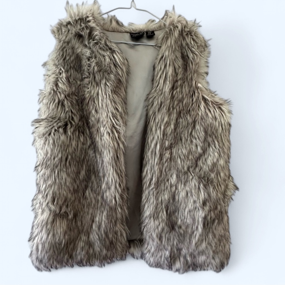 Rachel Zoe Faux Fur Gray Vest